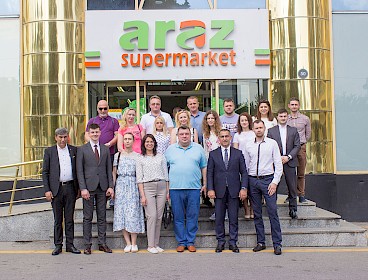 Belaruslu iş adamları “Araz” Supermarketlər Şəbəkəsinin qonağı olublar