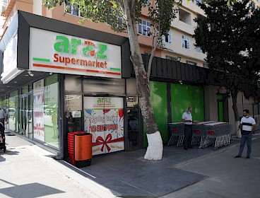 Nizami rayonunda yeni "Araz Supermarket" fəaliyyətə başladı
