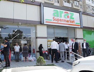 Günəşlidə yeni “Araz Supermarket” fəaliyyətə başladı