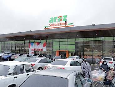 Hövsan qəsəbəsində yeni “Araz Supermarket” fəaliyyətə başladı