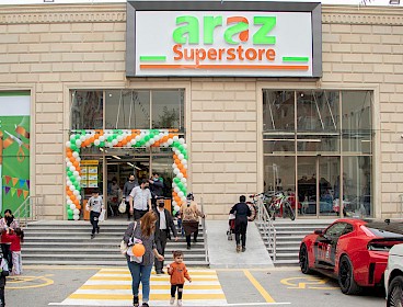 Abşeronda yeni "Araz Superstore" fəaliyyətə başladı (07.05.2021)