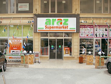 Yasamalda yeni "Araz Supermarket" fəaliyyətə başladı (25.05.2021)