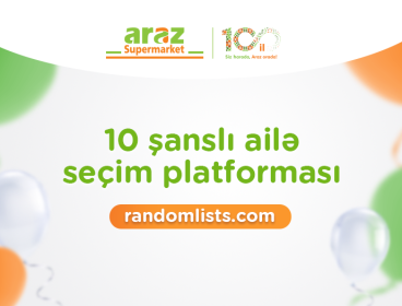 Лотерея "10 şanslı ailə" продолжается