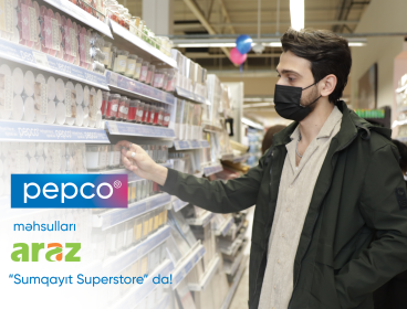 “Pepco” məhsulları “Araz Sumqayıt Superstore"da! (07.04.2022)