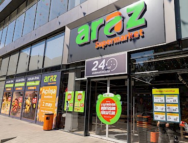 Nərimanov rayonunda yeni "Araz" Supermarket! (02.05.2023)