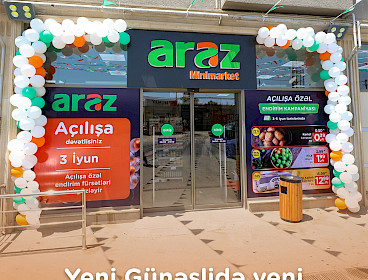 Suraxanı rayonunda yeni "Araz" Minimarket! (03.06.2023)