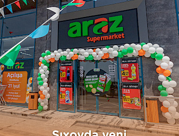 Səbail rayonunda yeni "Araz" Supermarket! (21.07.2023)