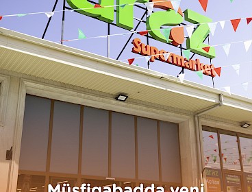 Müşfiqabadda yeni "Araz" Supermarket!