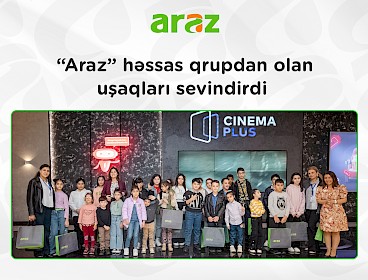 "Araz" supermarket chain made children from vulnerable groups happy on the occasion of Victory Day