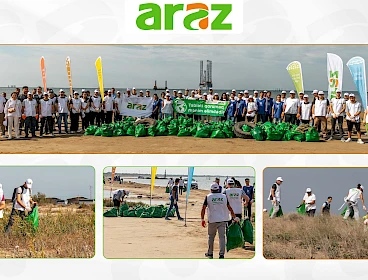"Araz" supermarket chain joined the "Clean Country" campaign