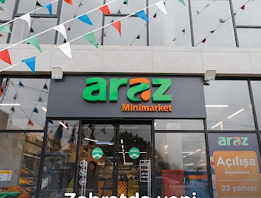 “Araz” Zabrat minimarket filialımız artıq xidmətinizdədir!