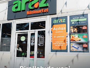 “Araz” Pirallahı minimarket filialımız artıq xidmətinizdədir!