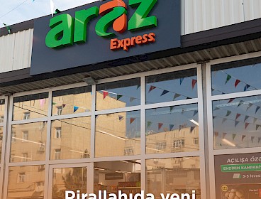 “Araz” Pirallahı ekspres filialımız artıq xidmətinizdədir!