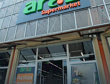 “Araz” Şabran supermarket filiallarımız artıq xidmətinizdədir.